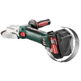 Akku-Flachkopf-Winkelschleifer WF 18 LTX 125 Quick (601306840) Metabo