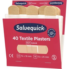 Nachfüllpackungen Salvequick 40 Pflaster Textil 6444