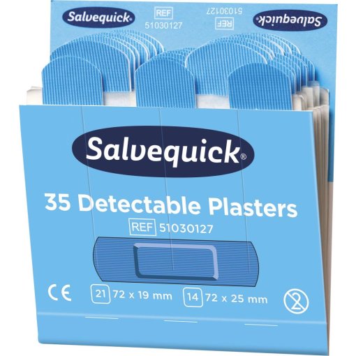 Nachfüllpackungen Salvequick 35 Pflaster detektierbar 51030127