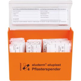 Pflasterspender aluderm-aluplast orange