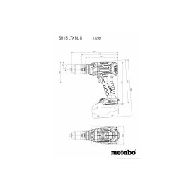 Akku-Schlagbohrmaschine SB 18 LTX BL Q I (602361840) Metabo