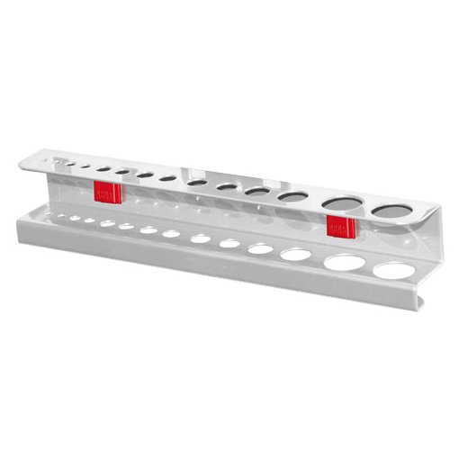 Bohrer-/ innensechskanthalter für 28 Teile Maße in mm (BxTxH): 390 x 30 x 35