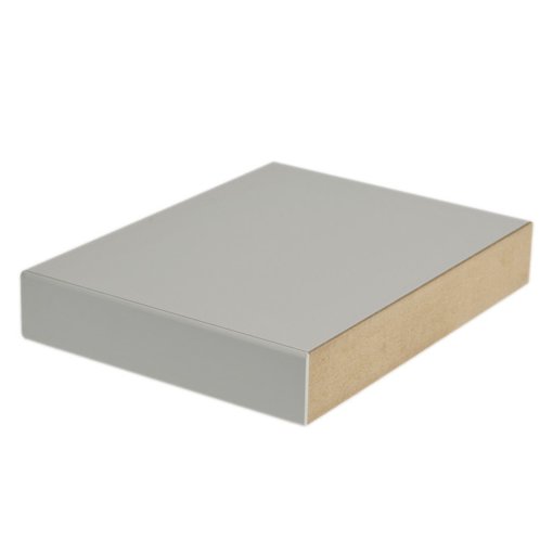 Arbeitsplatte Tiefe 600, MDF-Platte mit 0,7 mm HPL-Belag Maße in mm (BxTxH): 75 x 600 x 50