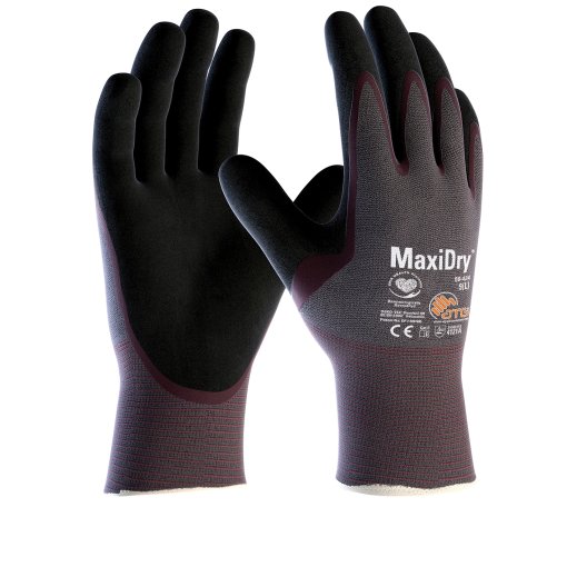 1 Paar Schutzhandschuhe MaxiDry® (56-424) 2371 ATG Gr. 10