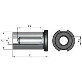 Reduzierbuchse für Bohrstangenhalter 25 / 12 mm