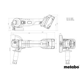 Akku-Winkelschleifer  W 18 7-125 (602371850) Metabo