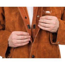 Schweißerlederjacke Lava Brown