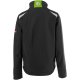 Kinder-Softshelljacke twenty four schwarz-limegreen