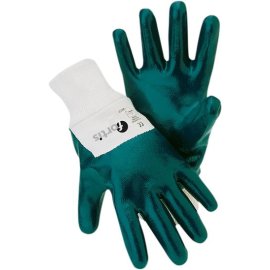 Nitrilhandschuh Mechanic blue mit Strickbund Fortis