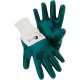 Nitrilhandschuh Mechanic blue mit Strickbund Fortis