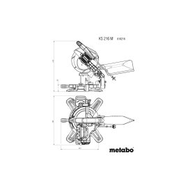 Kappsäge KS 216 M (610216000) Metabo