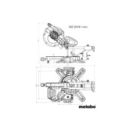 Kappsäge KGS 254 M (613254000) Metabo