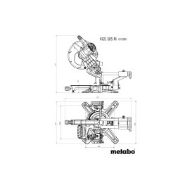 Kappsäge KGS 305 M (613305000) Metabo