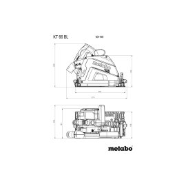 Tauchkreissäge KT 66 BL (601166500) Metabo