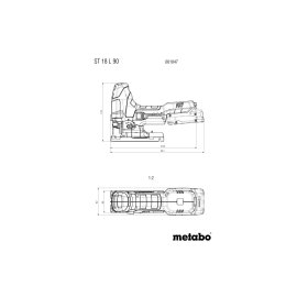 Akku-Stichsäge ST 18 L 90 (601047840) Metabo ohne Akku