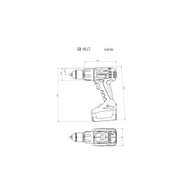 Akku-Schlagbohrmaschine SB 18 LT (602103840) Metabo ohne Akku