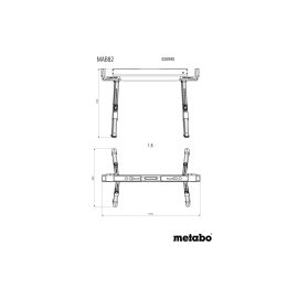 Arbeitsbock-Set MAB 82 (626990000) Metabo