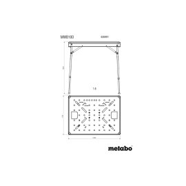 Multifunktionstisch MWB 100 (626991000) Metabo