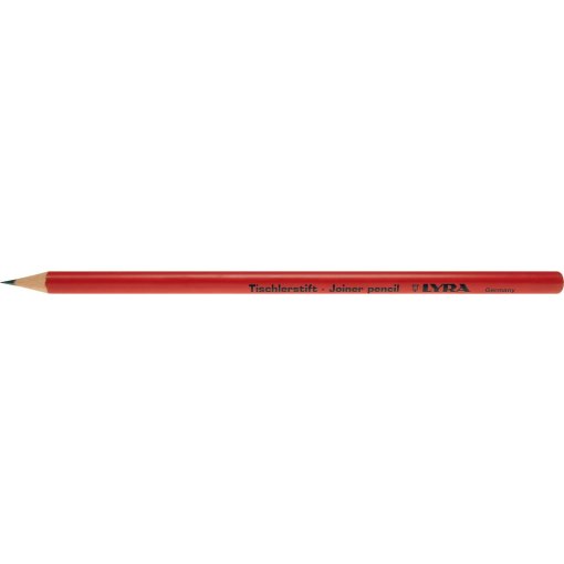 Tischlerbleistift 91T rund rot 17,5 cm