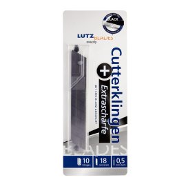 LUTZ BLADES® Abbrechklinge/Cutterklinge black