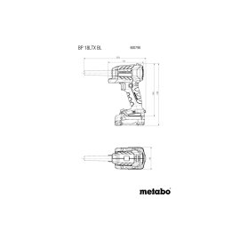 Akku-Blaspistole BP 18 LTX BL (600798850) Metabo