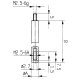 Tastbolzenverlängerung für Messuhren und Feinzeiger