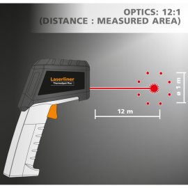 Infrarot-Temperaturmessgerät mit integriertem Laser ThermoSpot Plus