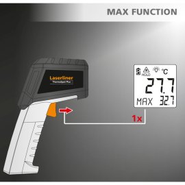 Infrarot-Temperaturmessgerät mit integriertem Laser ThermoSpot Plus