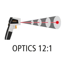 Infrarot-Temperaturmessgerät mit Laserkreis zum Anvisieren ThermoSpot Laser