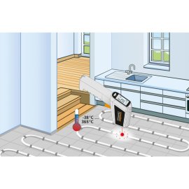 Infrarot-Temperaturmessgerät mit Laserkreis zum Anvisieren ThermoSpot Laser