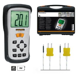 Digitales Thermometer mit Kontaktthermoelement für den Einsatz im Labor und in der Industrie ThermoMaster