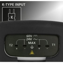 Digitales Thermometer mit Kontaktthermoelement für den Einsatz im Labor und in der Industrie ThermoMaster